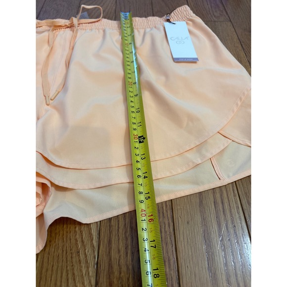 CALIA Womens Size XXL 3X Peach High Rise Step Up Running Shorts Liner $48 - Picture 8 of 12